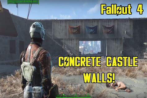 building with concrete fallout 4|fallout 4 concrete wall layout.